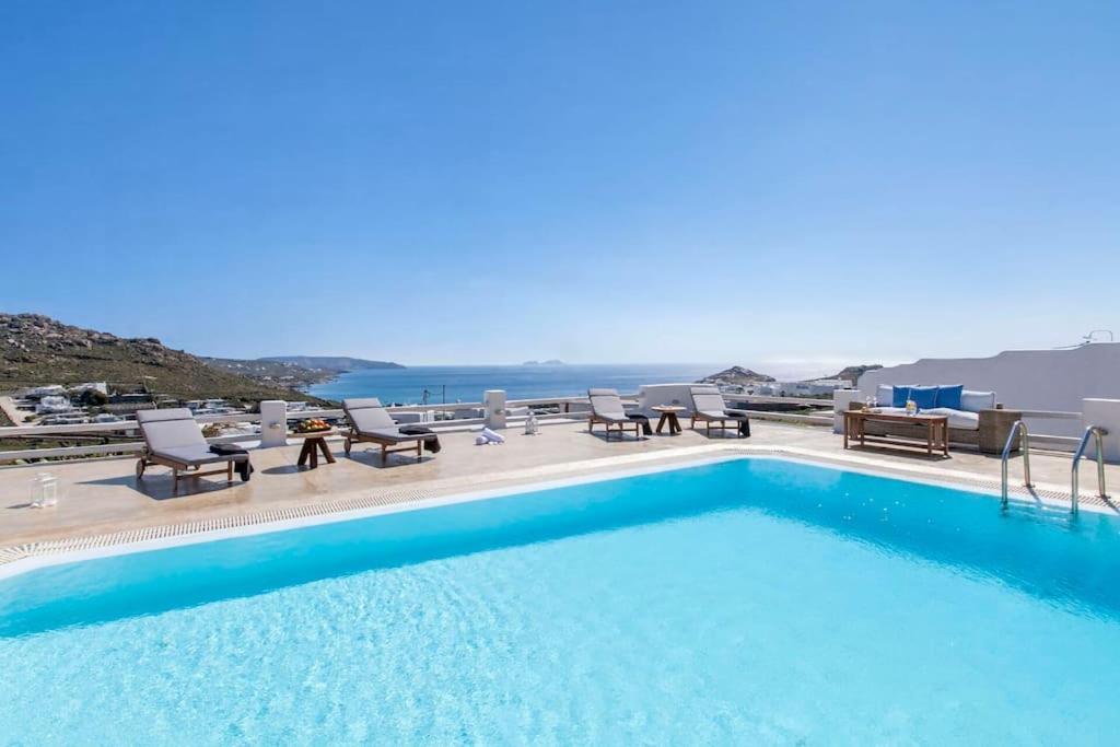 Villa Chaniotis Jacuzzi & Pool Mykonos Town Exterior photo