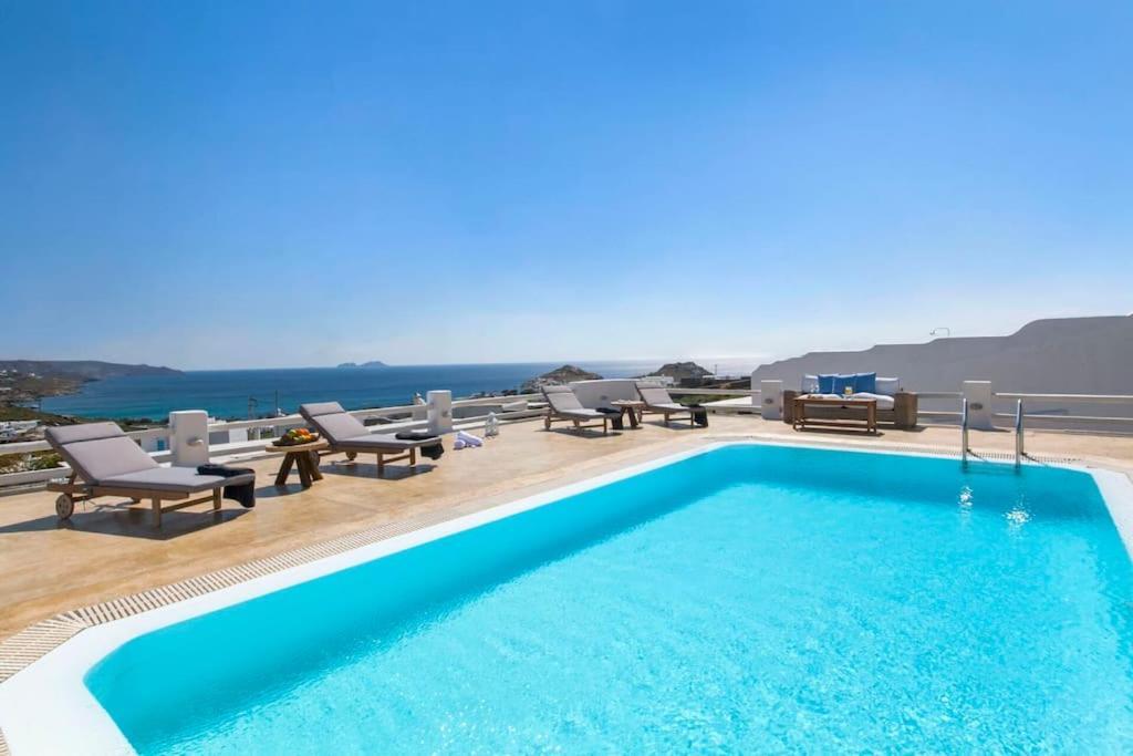 Villa Chaniotis Jacuzzi & Pool Mykonos Town Exterior photo